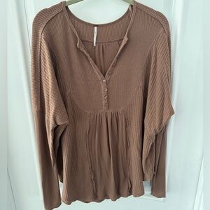 Free People Leo Henley Tee